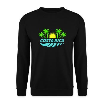 Costa Rica - Sweat-shirt Unisexe - noir - Devant - Alina (178cm) & Michal (187cm)