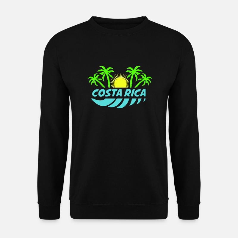 costa rica - Unisex Pullover - Schwarz
