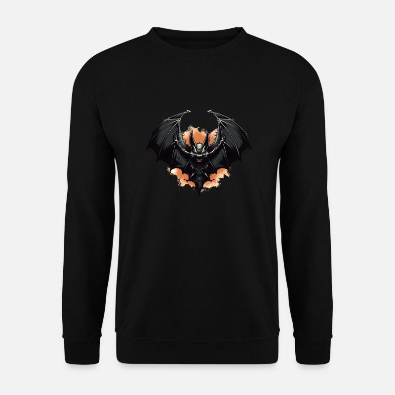 Fledermaus - Unisex Pullover - Schwarz