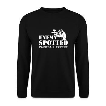 Paintball Airsoft - Sweat-shirt Unisexe - noir - Devant - Alina (178cm) & Michal (187cm)