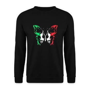 Italie Pays Drapeau États officiels Continent - Sweat-shirt Unisexe - noir - Devant - Alina (178cm) & Michal (187cm)