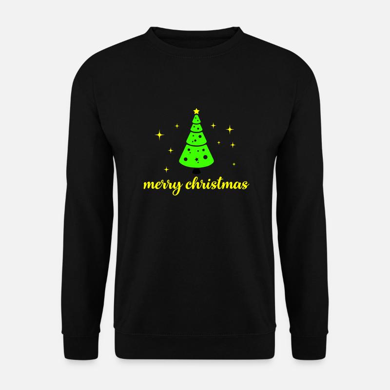tannenbaum merry christmas - Unisex Pullover - Schwarz