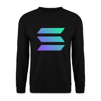 Sol4n4, SOL - Unisex Pullover - Schwarz - Vorne - Alina (178cm) & Michal (187cm)
