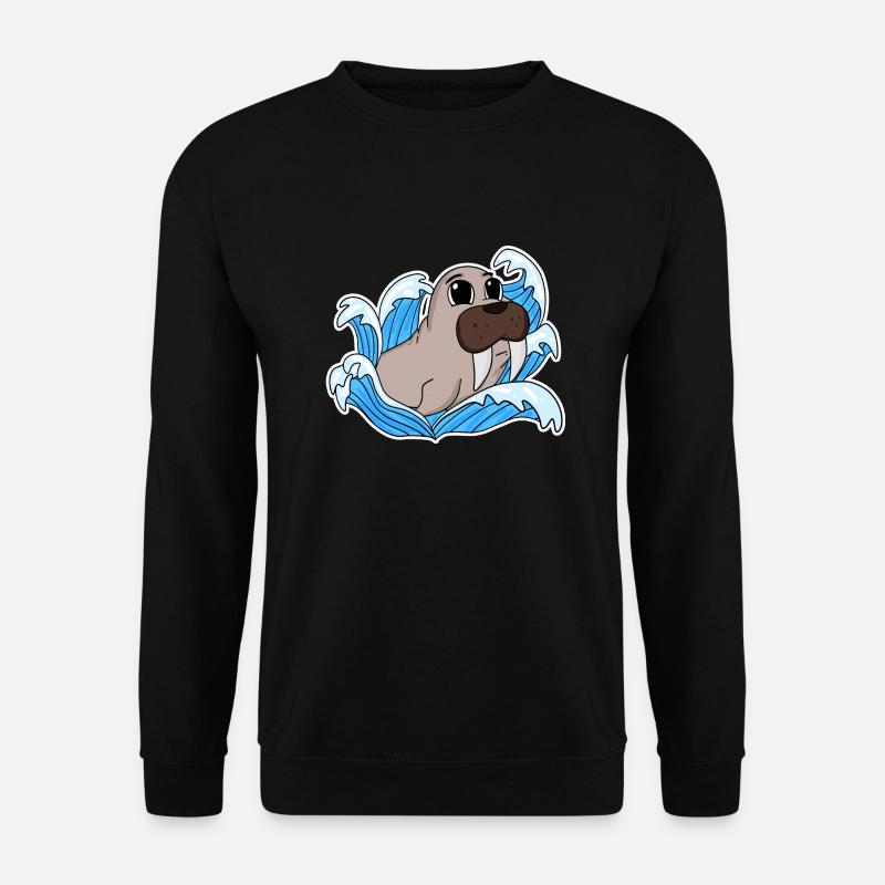 Walrus Seal - Unisex Sweatshirt - black