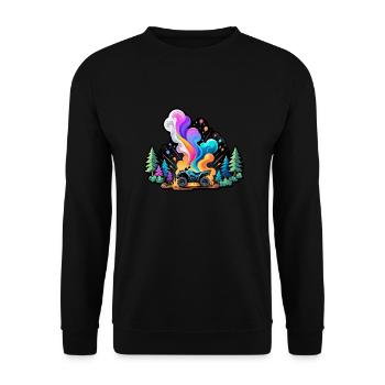 Quad & Off-Road - Unisex Sweatshirt - black - Front - Alina (178cm) & Michal (187cm)