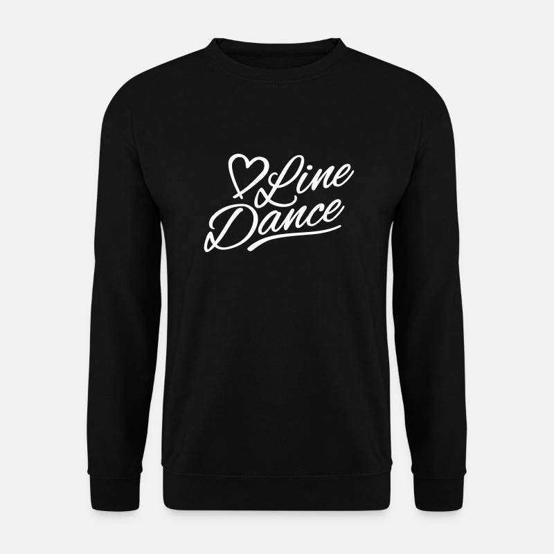 Love Line Dance Linedance Lover - Unisex Pullover - Schwarz