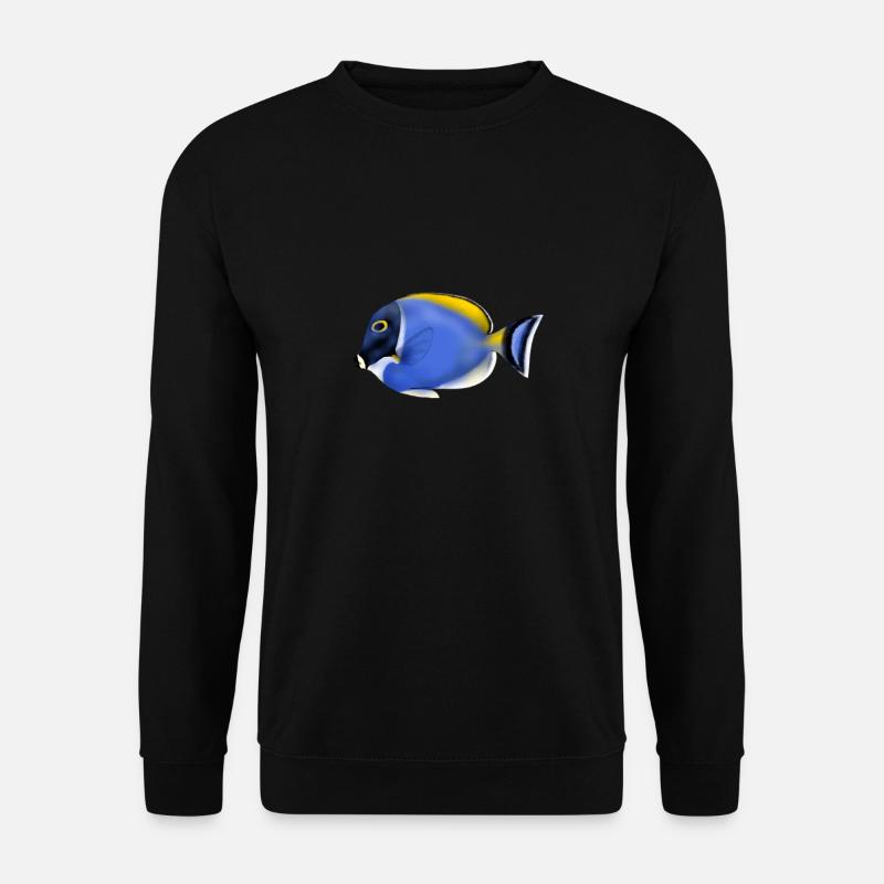 ACANTHURUS LEUCOSTEMON - Unisex Sweatshirt - black