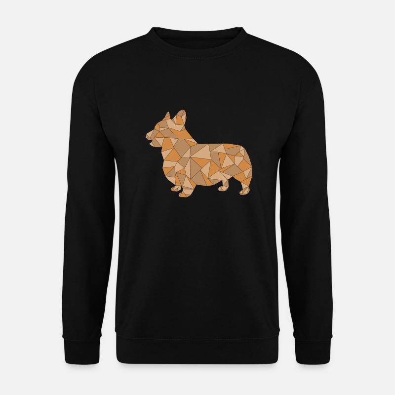 CORGI geometrisch - Unisex Pullover - Schwarz
