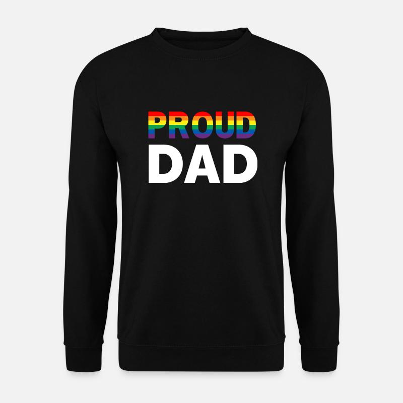 Proud Dad Pride - Unisex Sweatshirt - black