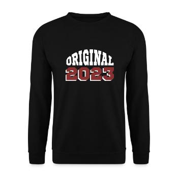 Original 2023 - Sweat-shirt Unisexe - noir - Devant - Alina (178cm) & Michal (187cm)
