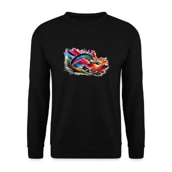 Paragleiter - Unisex Pullover - Schwarz - Vorne - Alina (178cm) & Michal (187cm)