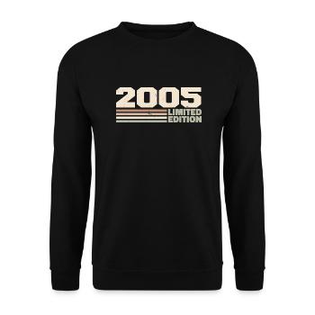 2005 Cadeau Anniversaire 2005 édition limitée 2005 - Sweat-shirt Unisexe - noir - Devant - Alina (178cm) & Michal (187cm)