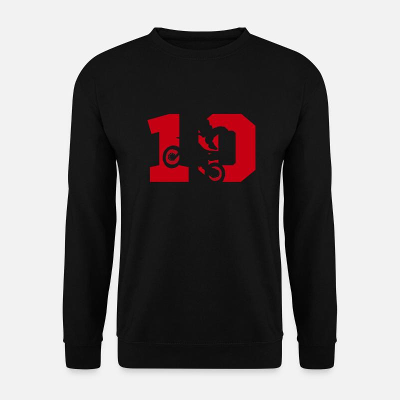 Moto 10 biker - Unisex Sweatshirt - black