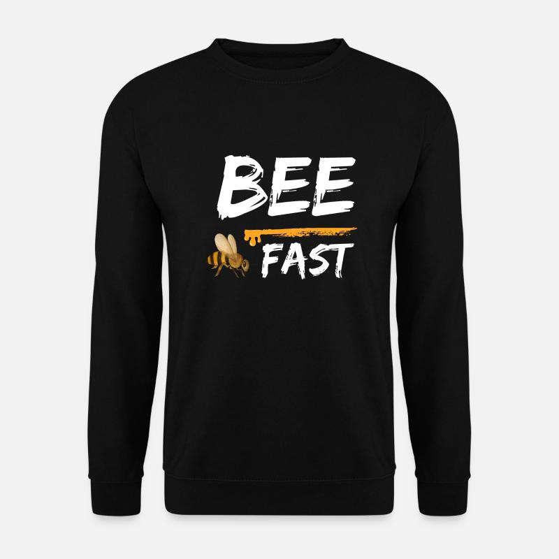 bee fast bees honey - Unisex Pullover - Schwarz