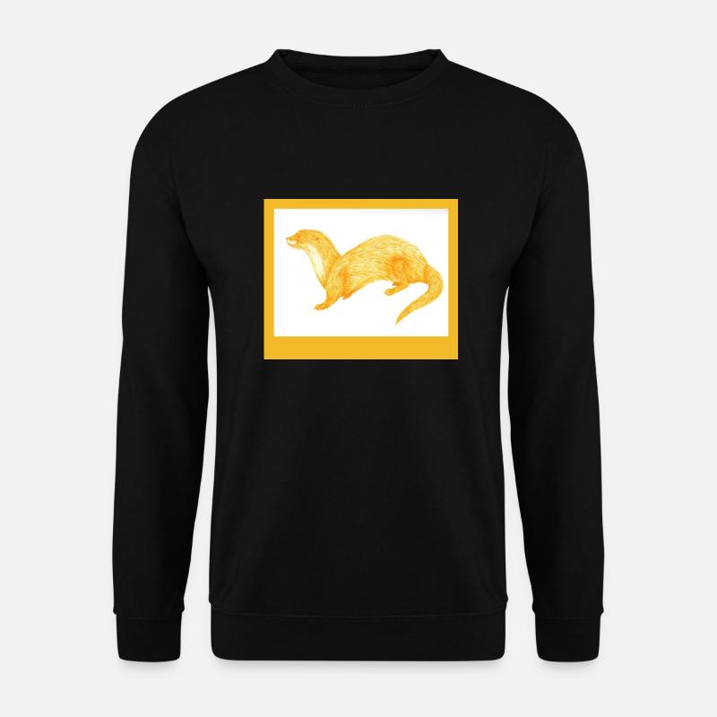 240616 Otter 4 - Unisex Sweatshirt - black