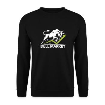 Bull Market - Sweat-shirt Unisexe - noir - Devant - Alina (178cm) & Michal (187cm)