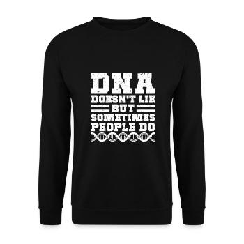 Analyste médico-légal L’ADN ne ment pas Brigade criminelle Laboratoire - Sweat-shirt Unisexe - noir - Devant - Alina (178cm) & Michal (187cm)