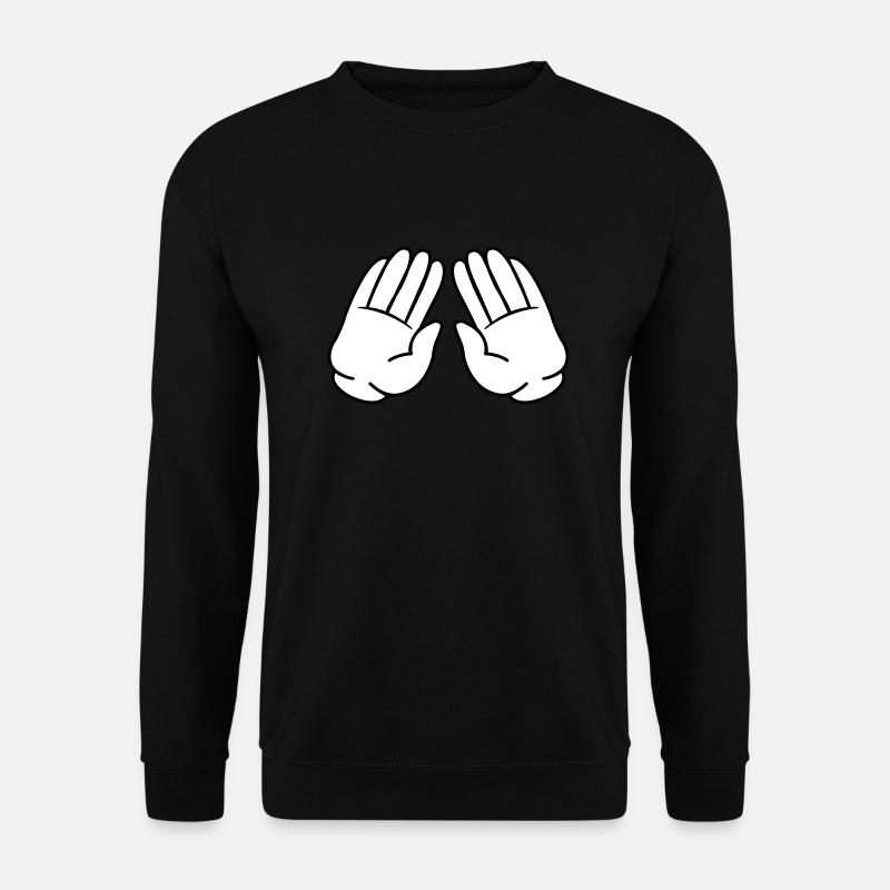 Comic Hands 02 - Unisex Sweatshirt - black