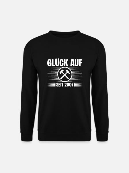 Glueck auf seit 2007 - Unisex Pullover - Schwarz
