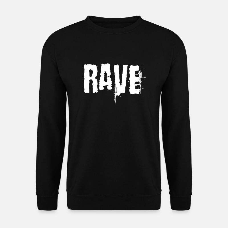 conception de logo rave - Sweat-shirt Unisexe - noir