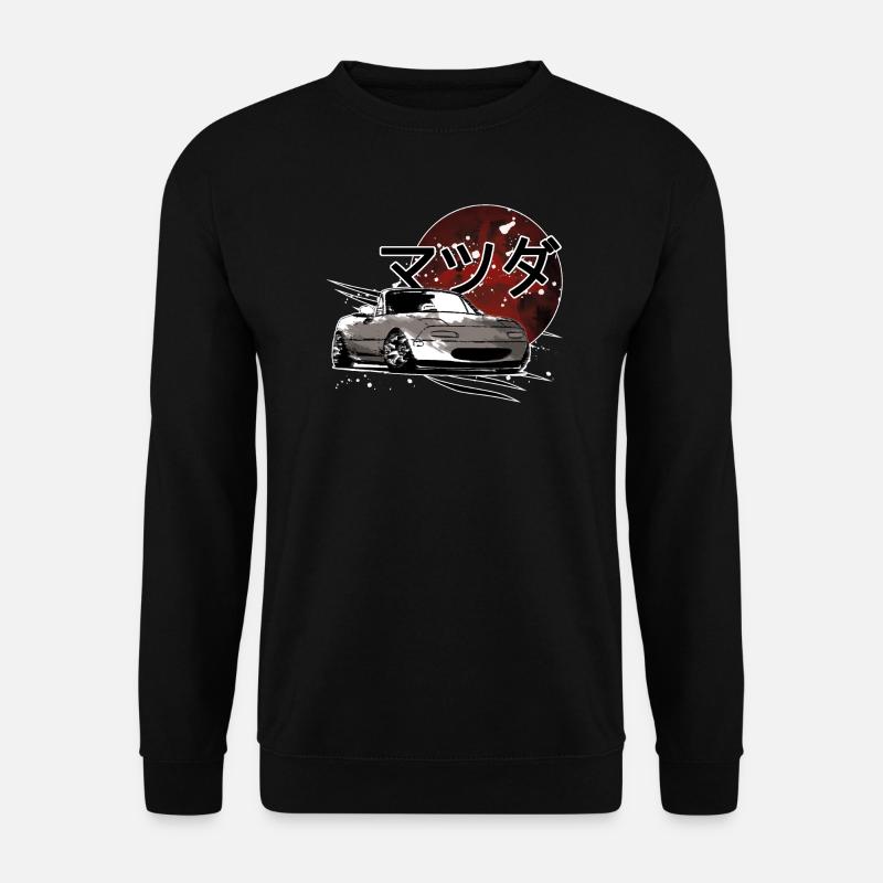 Car Mx5 Miata Japanese writing - Unisex Sweatshirt - black