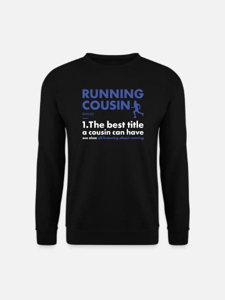 Sport Cousin Running - Unisex Pullover - Schwarz