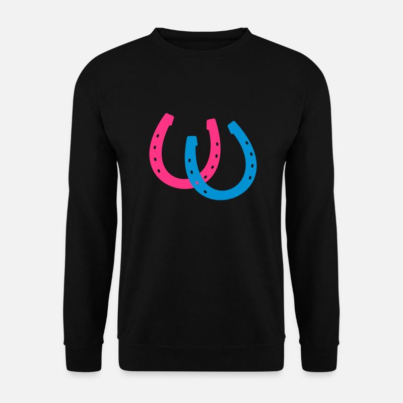 Hufeisen - Unisex Pullover - Schwarz