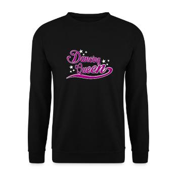 Dancing Queen - Unisex Pullover - Schwarz - Vorne - Alina (178cm) & Michal (187cm)