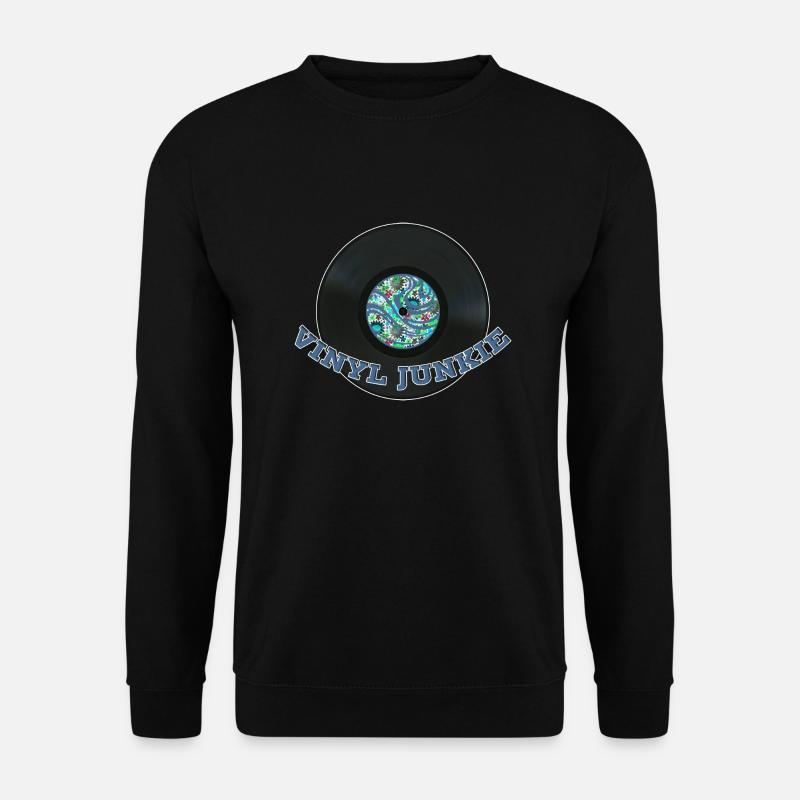 VINYL JUNKIE - Unisex Pullover - Schwarz