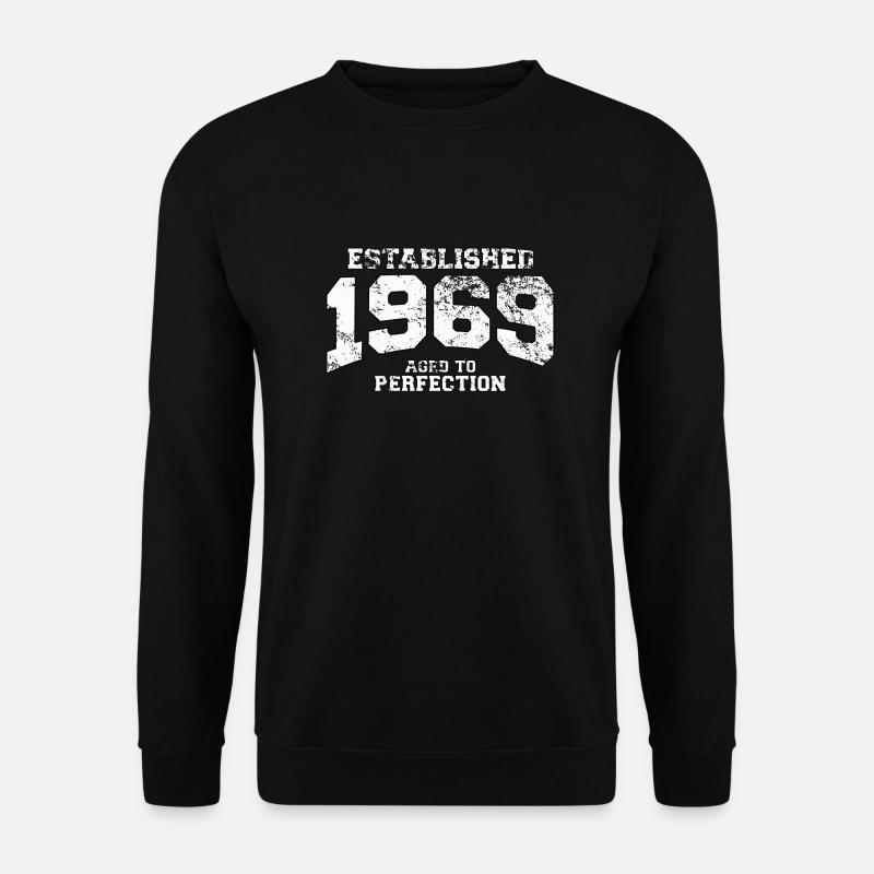 established 1969 - aged to perfection (de) - Unisex Pullover - Schwarz