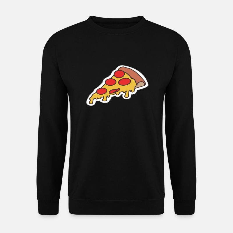 Pizza pizza piece - Unisex Sweatshirt - black