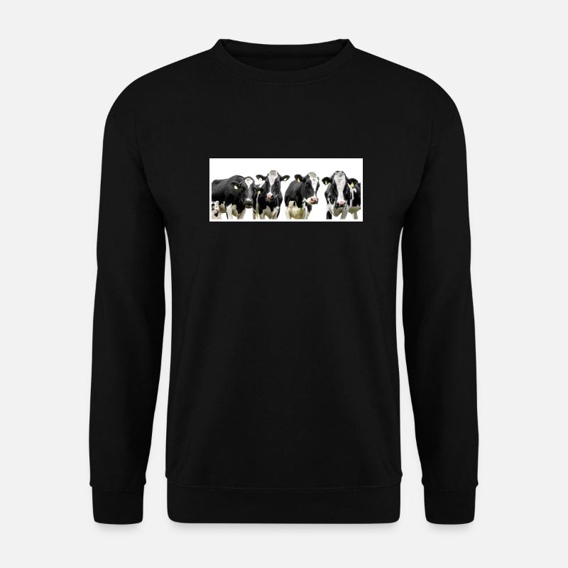 Kühe - Unisex Pullover - Schwarz