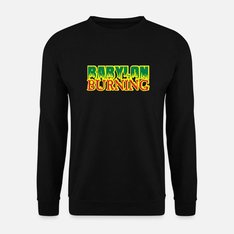 babylon burning 01 - Unisex Pullover - Schwarz