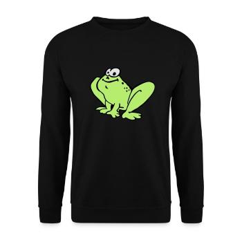 Toad - Unisex Sweatshirt - black - Front - Alina (178cm) & Michal (187cm)