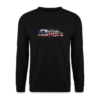 KL_linedance68 T-Shirt - Unisex Pullover - Schwarz - Vorne - Alina (178cm) & Michal (187cm)