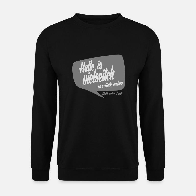 Halle - Unisex Pullover - Schwarz