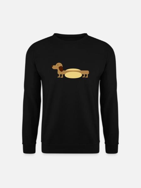 Hot-Dog - Unisex Pullover - Schwarz