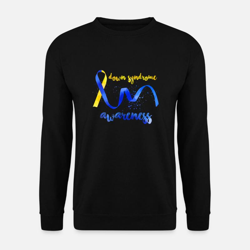 Down-Syndrom-Bewusstsein - Unisex Pullover - Schwarz