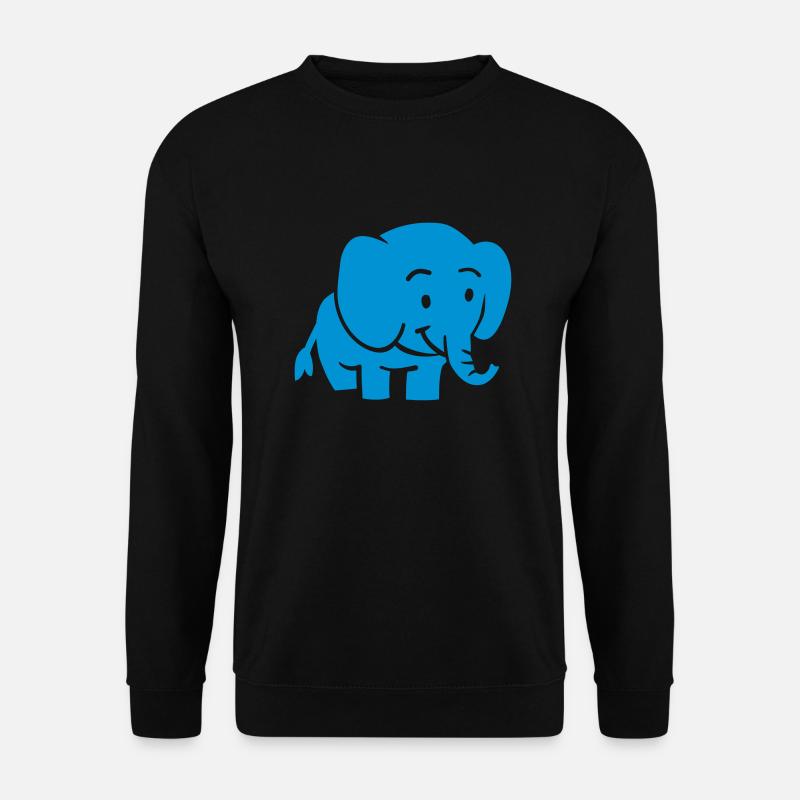 Elephant - Unisex Sweatshirt - black
