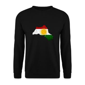 Kurdistan - Unisex Pullover - Schwarz - Vorne - Alina (178cm) & Michal (187cm)