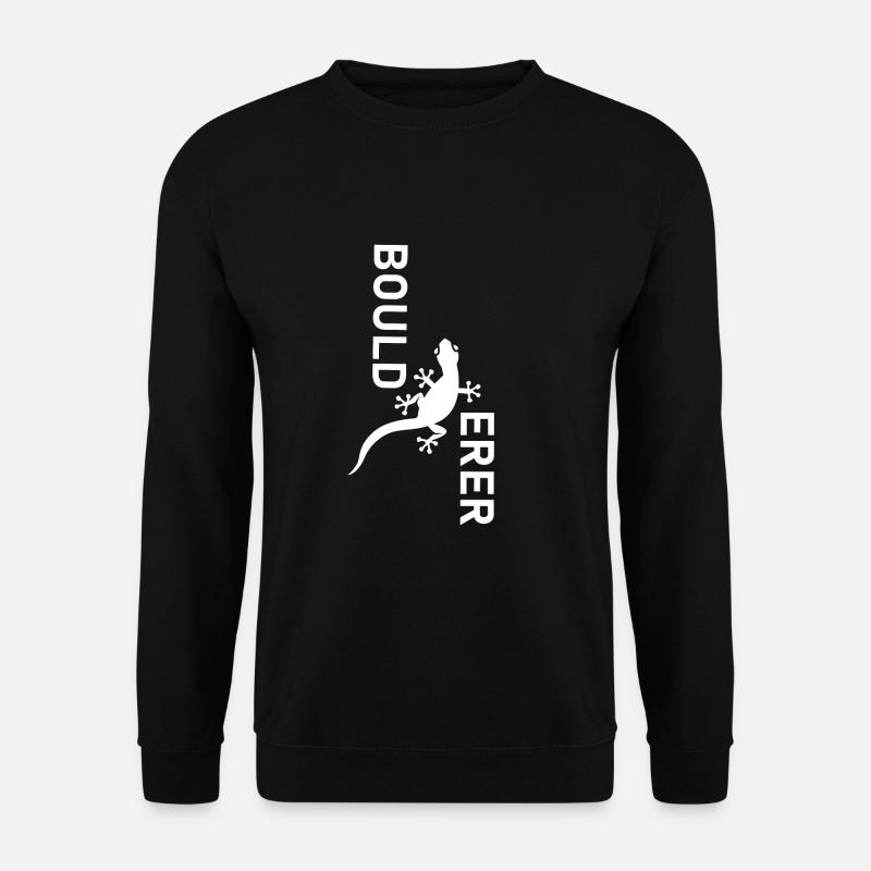 bouldern - Unisex Pullover - Schwarz