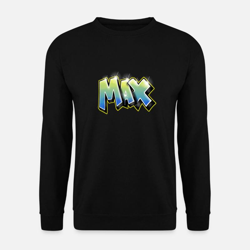 Graffiti max - Unisex Pullover - Schwarz