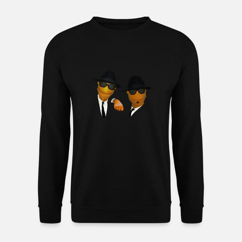 Blues Brothers Puppen - Unisex Pullover - Schwarz