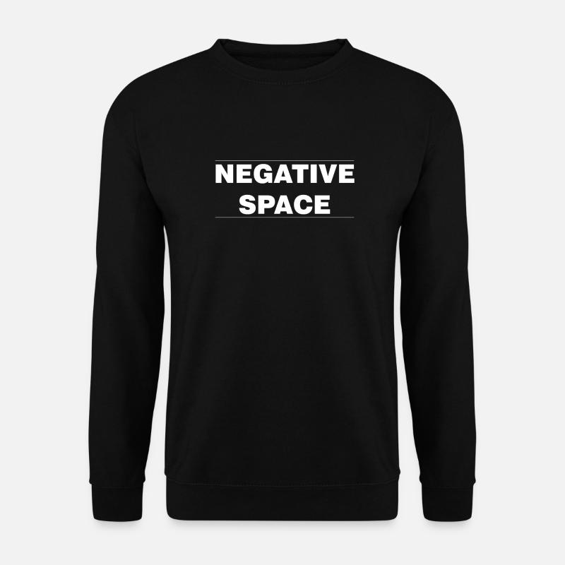 Negative space - Unisex Sweatshirt - black