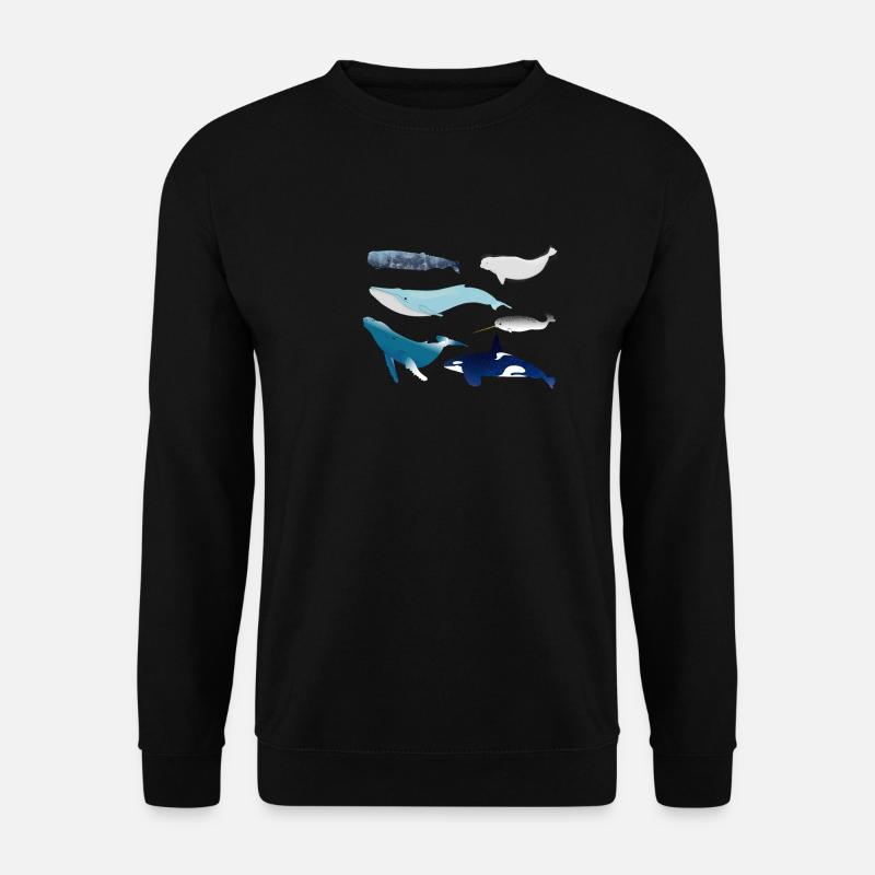 Wale - Unisex Pullover - Schwarz