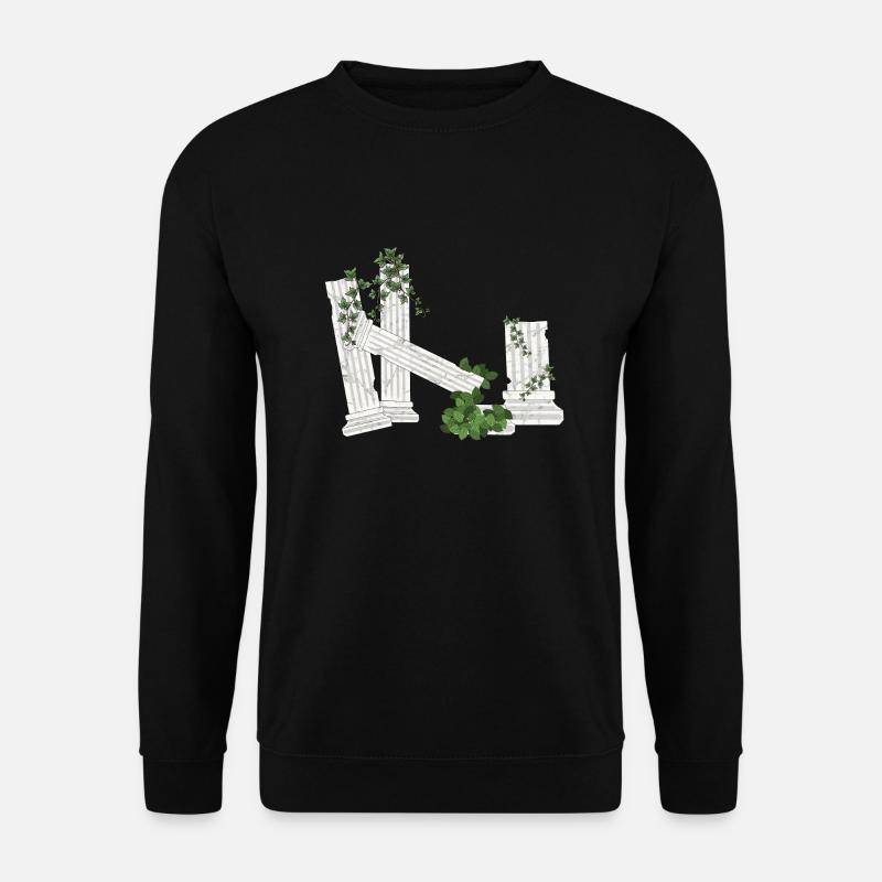 Column ancient - Unisex Pullover - Schwarz