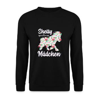 Cadeau d'équitation poney cheval Shetty girl rider - Sweat-shirt Unisexe - noir - Devant - Alina (178cm) & Michal (187cm)