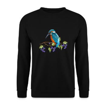 Oiseau coloré - Sweat-shirt Unisexe - noir - Devant - Alina (178cm) & Michal (187cm)