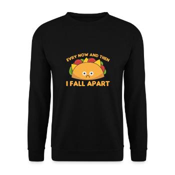 Taco Every now & then I fall apart Cinco - Sweat-shirt Unisexe - noir - Devant - Alina (178cm) & Michal (187cm)