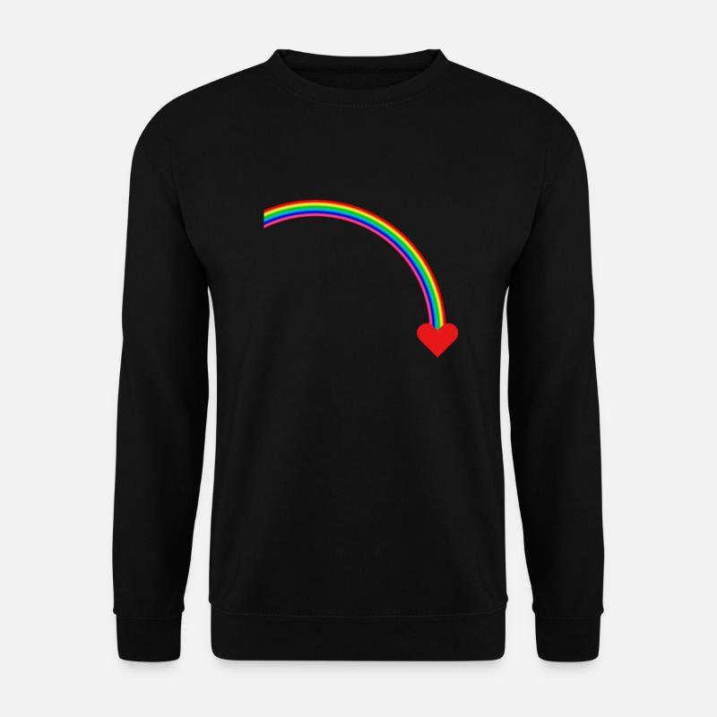 Regenbogen - Unisex Pullover - Schwarz